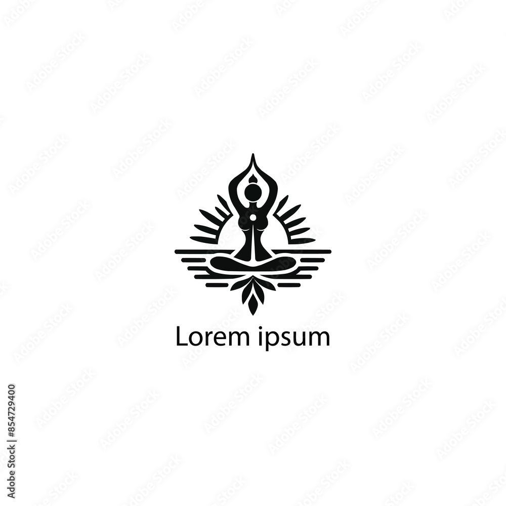 A Yoga Logo Design A Yoga Logo Design