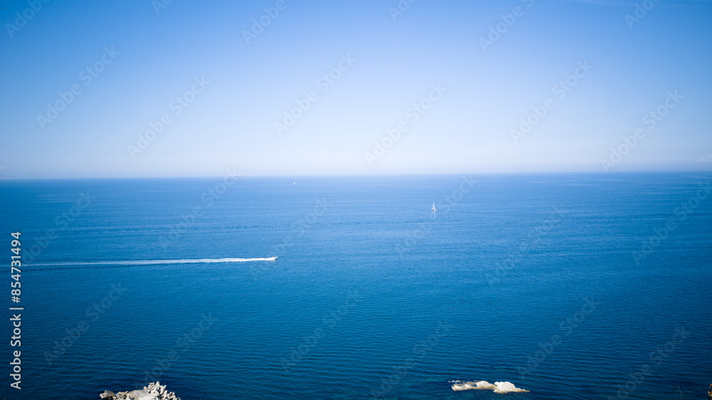 Il mare visto dal Parco del Cardeto in Ancona Il mare visto dal Parco del Cardeto in Ancona