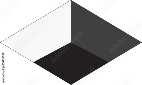 geometric background, wallpaper 3D jigsaw