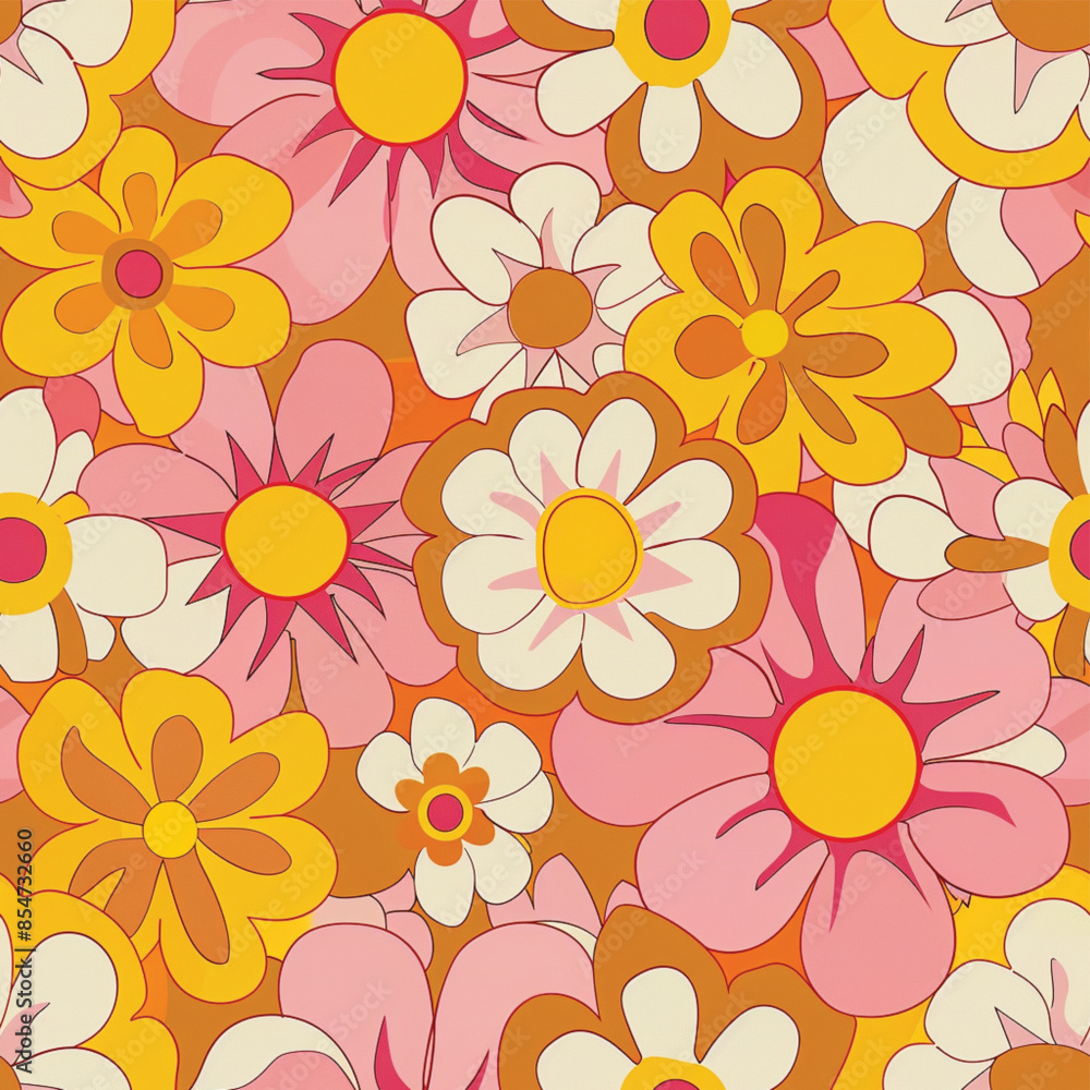 Hand-drawn Floral Pattern Vector | Seamless Flower Ornament Design | Perfect for Wrapping Paper, Wallpaper, Fabric Print Hand-drawn Floral Pattern Vector | Seamless Flower Ornament Design | Perfect for Wrapping Paper, Wallpaper, Fabric Print