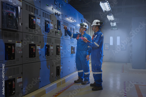 Engineering training and recording in operation of power in the plant.