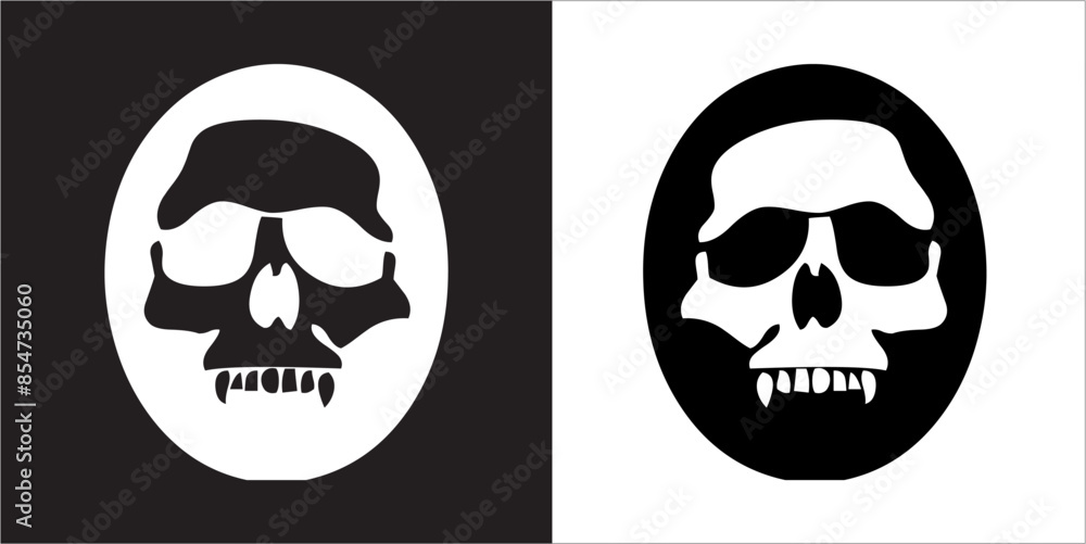 Fototapeta premium IIlustration Vector graphics of TheDeath icon