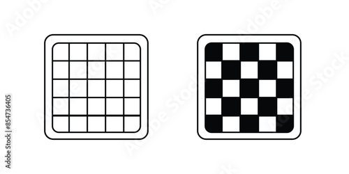 board game icon with white background vector stock illustration