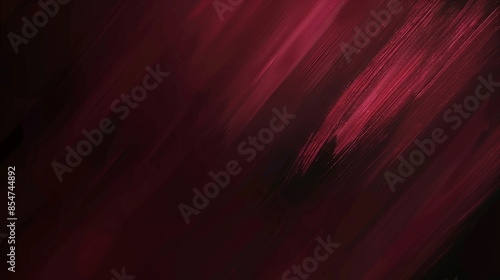 Abstract Red and Black Brushstrokes