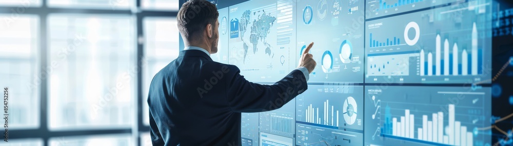 Visionary Leader Discussing Digital Transformation Strategies in Business Meeting with Whiteboard Presentation Visionary Leader Discussing Digital Transformation Strategies in Business Meeting with Whiteboard Presentation