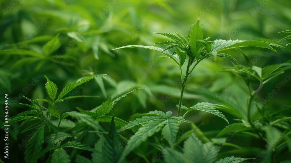Managing marijuana development through cannabis leaves CBD oil production from hemp cultivation