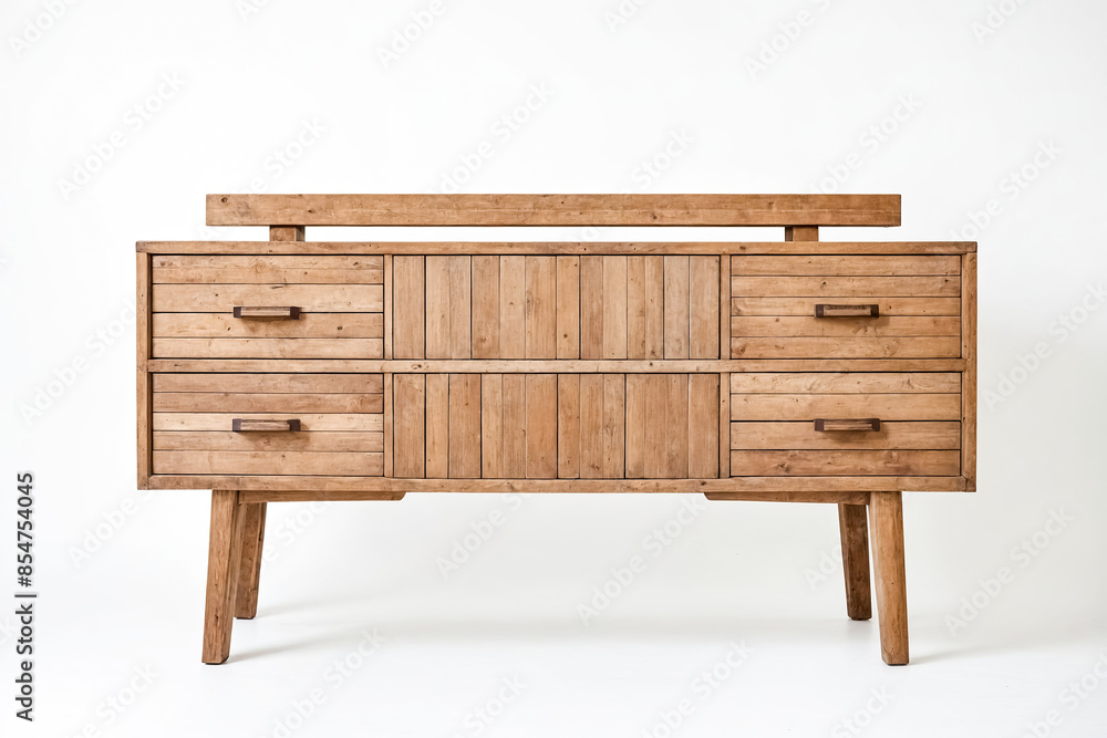 Wooden Chest of Drawers with Simple Design Wooden Chest of Drawers with Simple Design