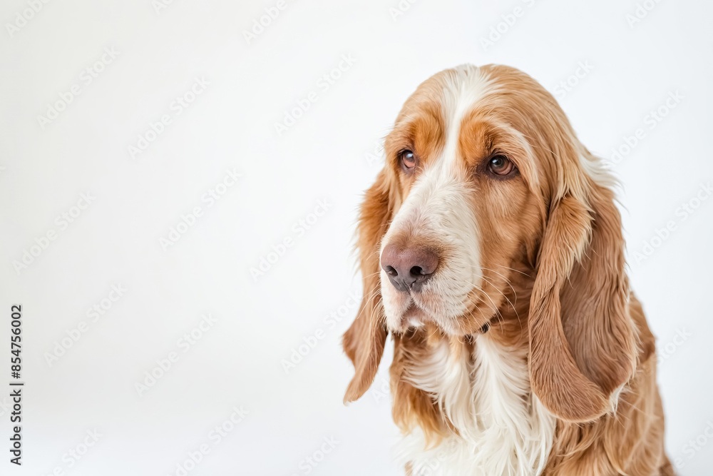 Portrait of a Golden Cocker Spaniel Portrait of a Golden Cocker Spaniel