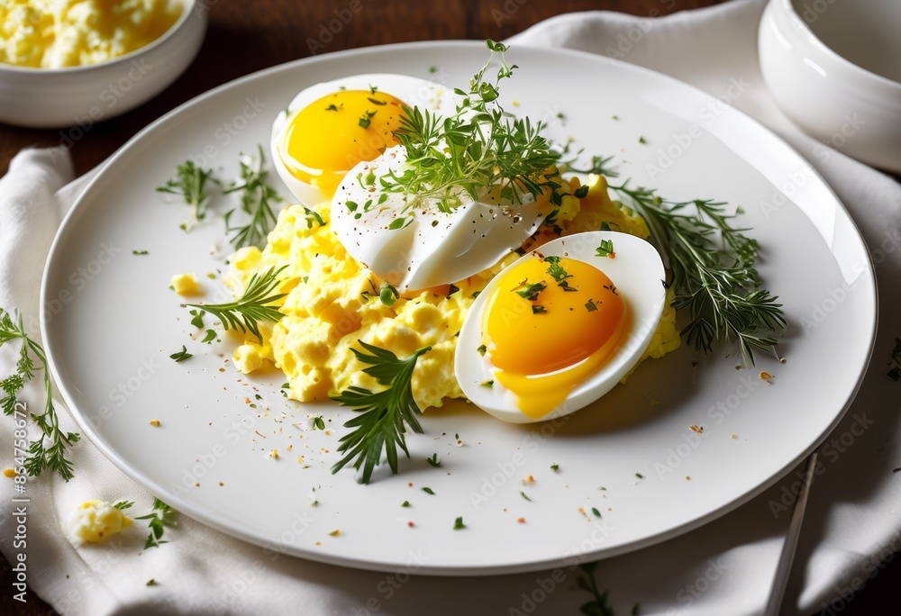 fluffy scrambled eggs white plate freshly cooked meal concept, breakfast, food, delicious, tasty, morning, brunch, yellow, protein, nutrition, homemade fluffy scrambled eggs white plate freshly cooked meal concept, breakfast, food, delicious, tasty, morning, brunch, yellow, protein, nutrition, homemade