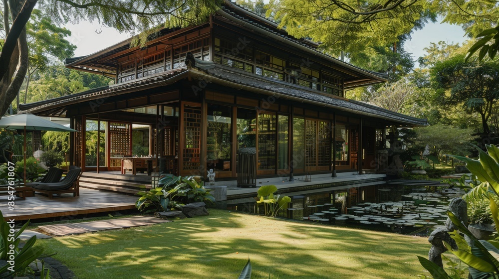 The architecture of a house reflects cultural influences and personal taste. The architecture of a house reflects cultural influences and personal taste.
