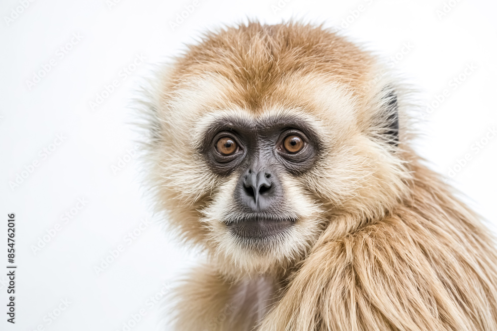 Fototapeta premium Close Up of a Gibbon's Face