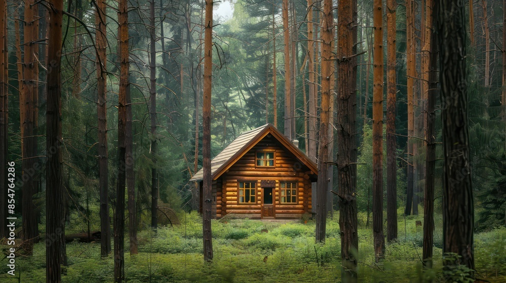 A charming A-frame wooden cabin, tucked away in a verdant forest, offers a peaceful retreat with its large windows and expansive deck under a clear blue sky. A charming A-frame wooden cabin, tucked away in a verdant forest, offers a peaceful retreat with its large windows and expansive deck under a clear blue sky.