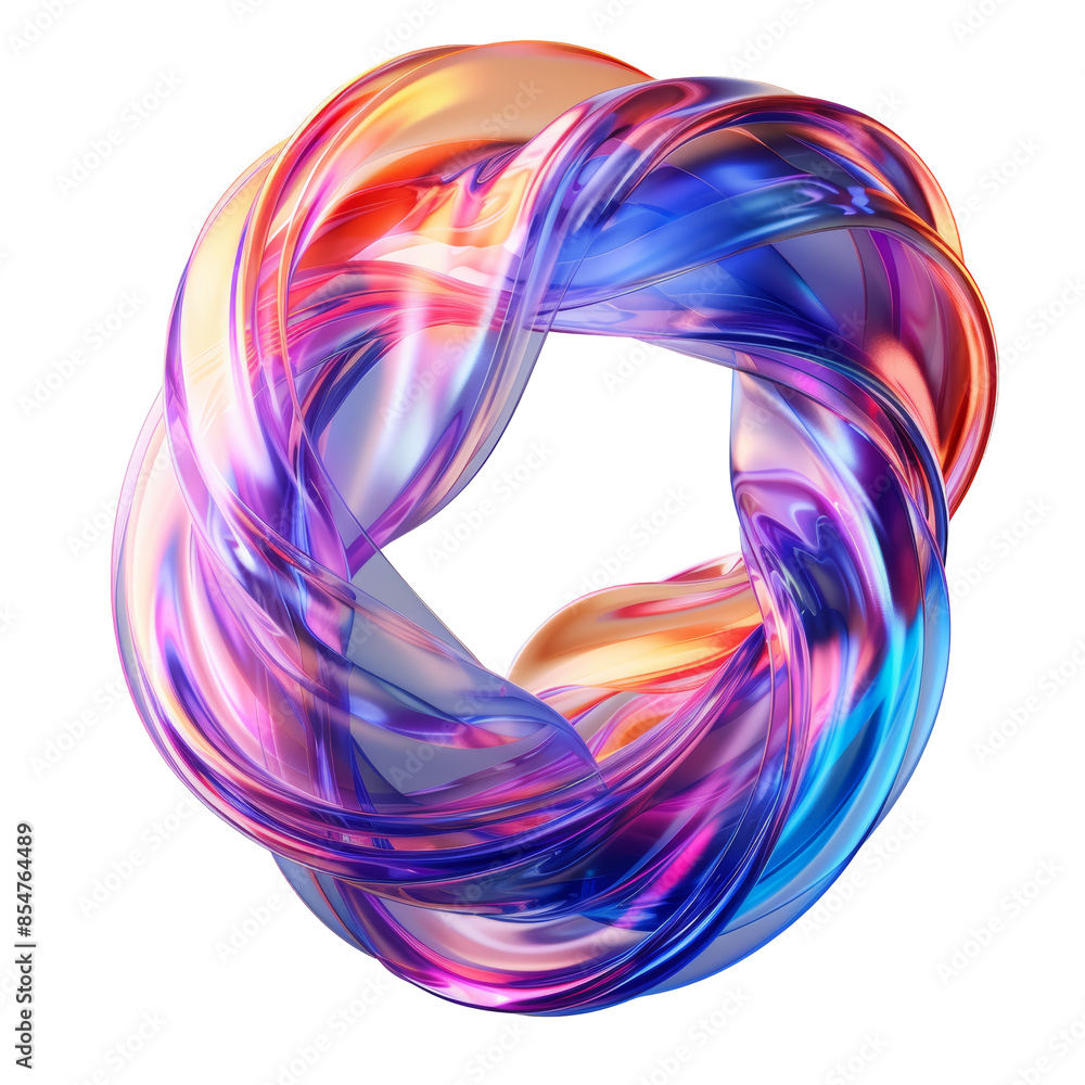 Holographic Paint Brush Strokes Isolated on Transparent or White Background, PNG Holographic Paint Brush Strokes Isolated on Transparent or White Background, PNG