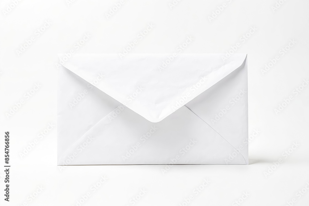 Blank White Envelope on White Background Blank White Envelope on White Background
