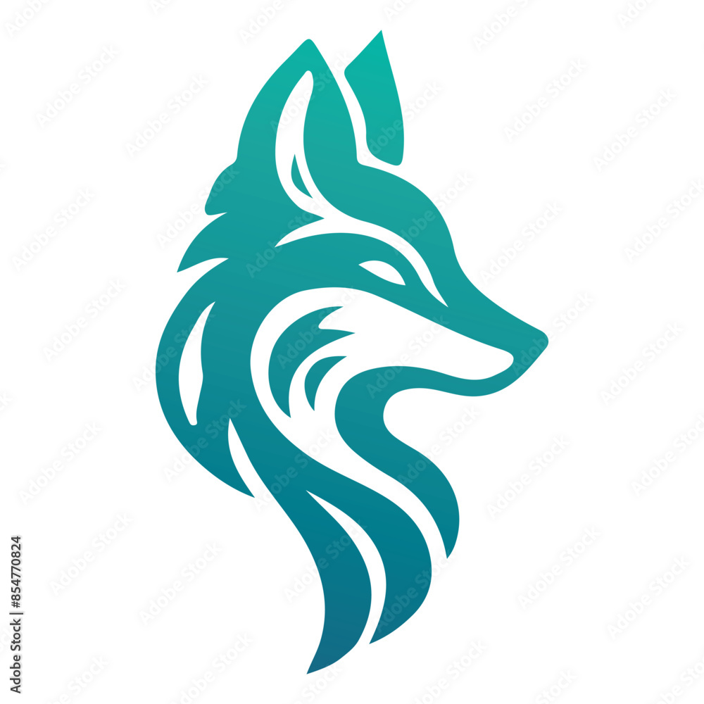 vector fox logo design, silhouette animal emblem, modern and creative wildlife branding vector fox logo design, silhouette animal emblem, modern and creative wildlife branding