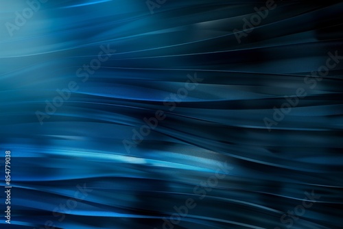 Futuristic Minimalist Texture - Wave-Like Black and Blue Design