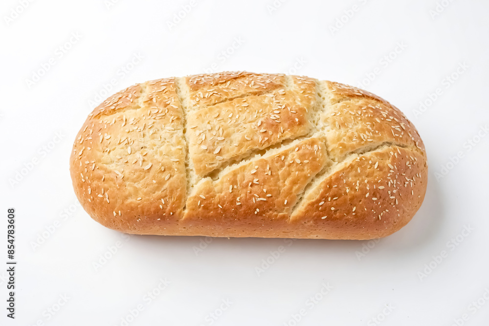Close Up of a Crusty Sesame Seed Bread Roll Close Up of a Crusty Sesame Seed Bread Roll