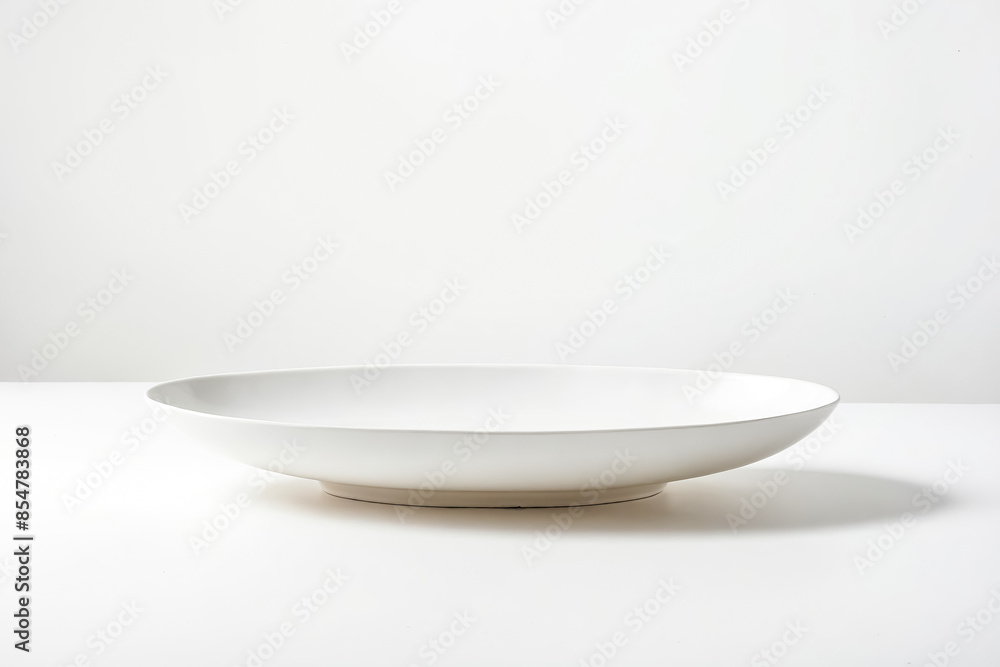 White ceramic bowl on white background White ceramic bowl on white background