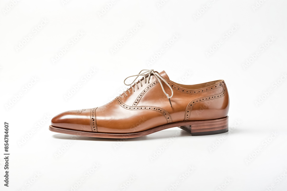 Brown Leather Brogue Oxford Shoe Brown Leather Brogue Oxford Shoe