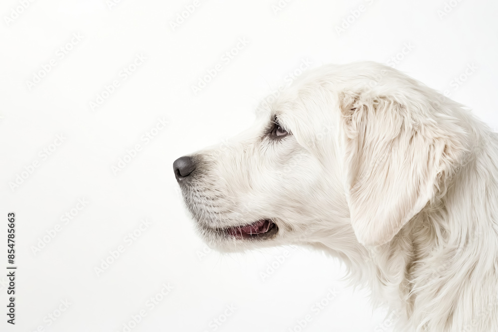 Closeup of a Golden Retriever's Profile Closeup of a Golden Retriever's Profile