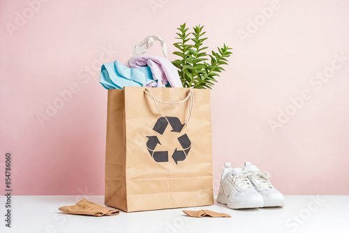 Recycle and Reuse Your Old Clothes and Shoes - Sustainable Fashion Concept