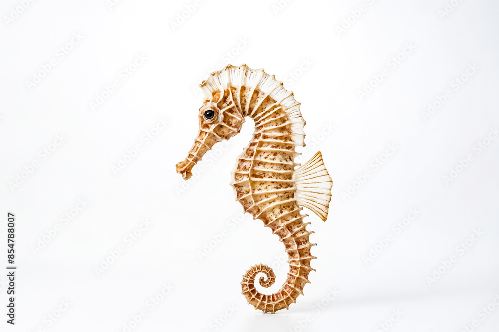 Fototapeta premium Seahorse on White Background