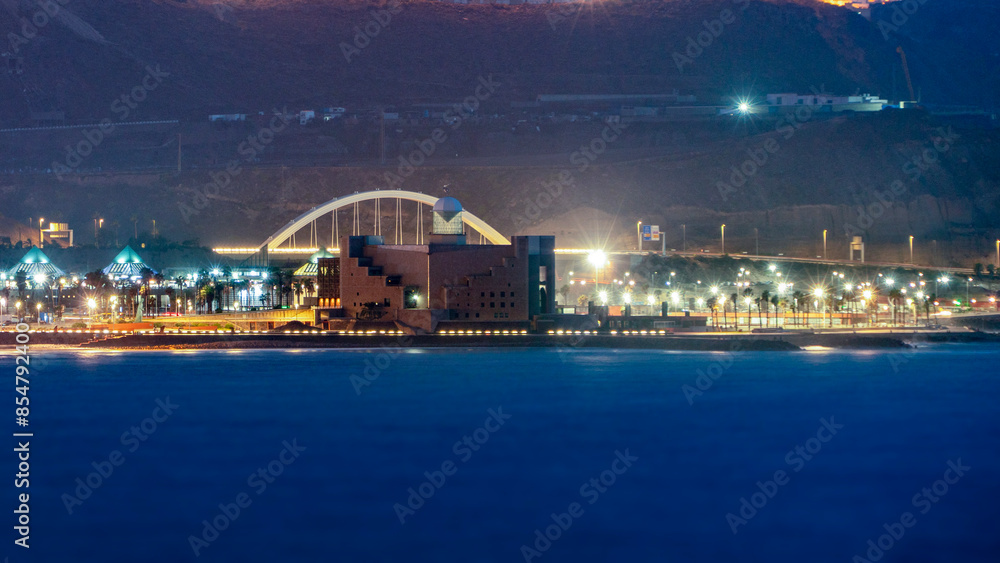 Obraz premium las Palmas of Gran Canaria , the canteras beach