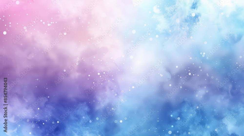 Watercolor background with beautiful bokeh and neon white and blue gradients. Watercolor background with beautiful bokeh and neon white and blue gradients.
