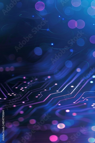 Corporate connectivity minimalist circuit board symbolizes modern digital interconnectedness