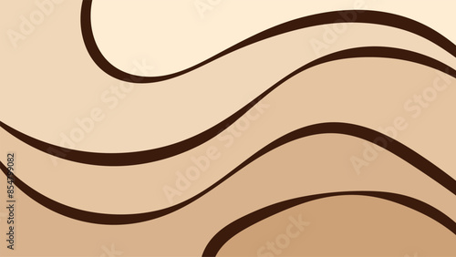 abstract brown wave liquid background design
