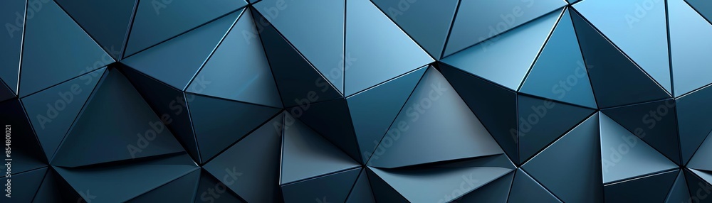 Abstract geometric pattern with blue and grey triangles Abstract geometric pattern with blue and grey triangles