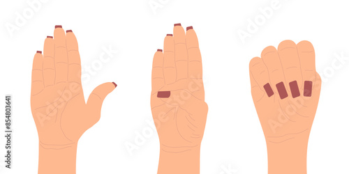 A signal for help. A hand gesture of help