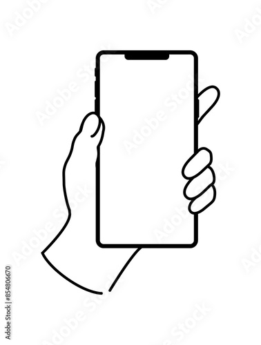 スマホを持つ手