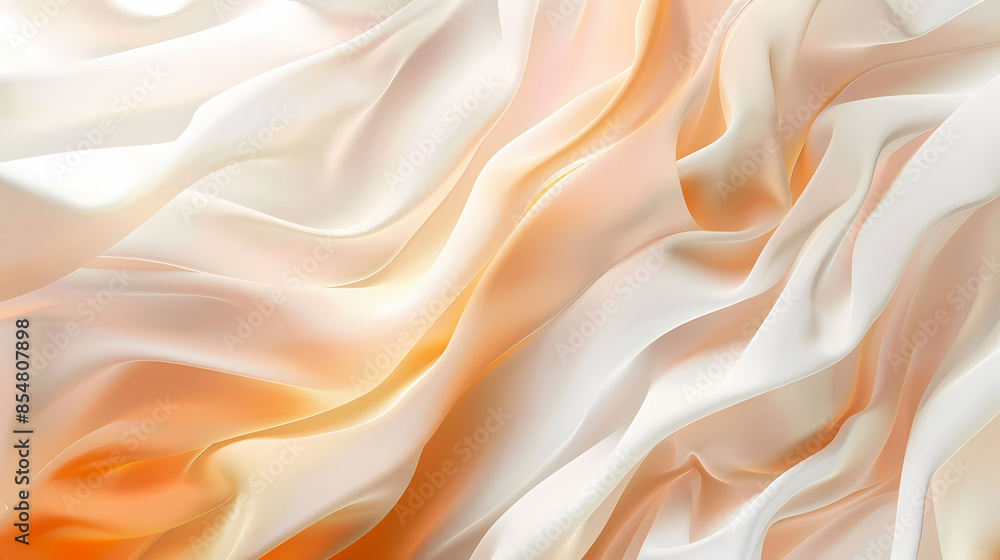 Fototapeta premium Beautiful silk background with waves