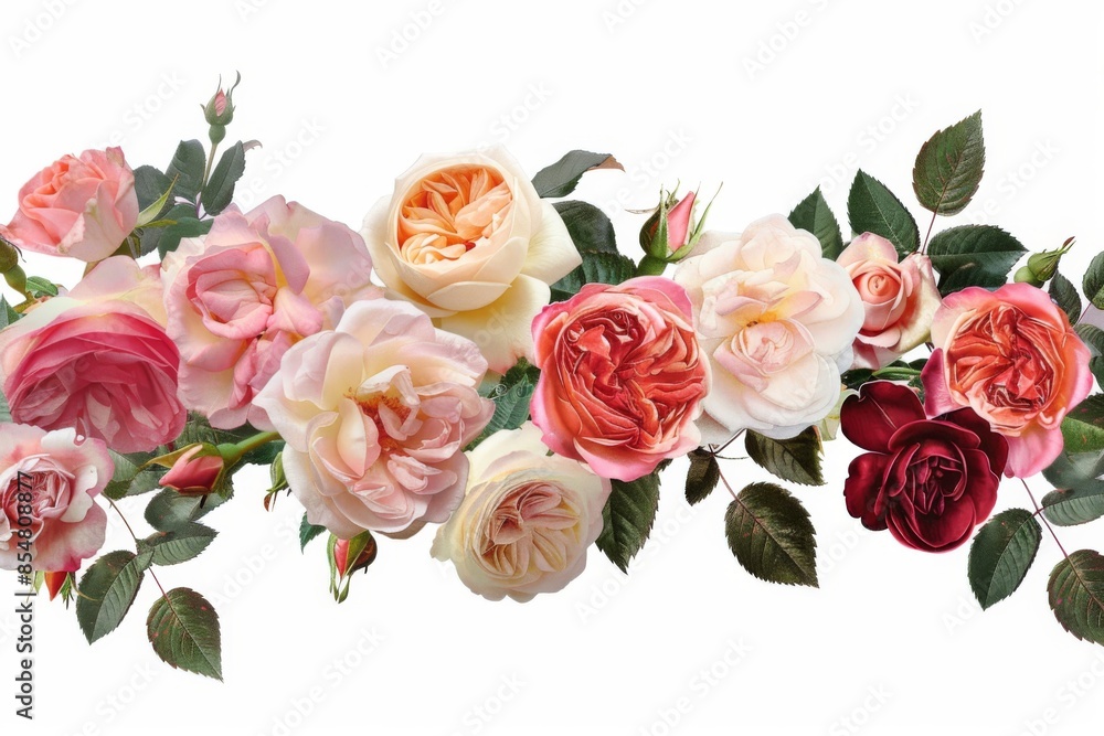 A beautiful arrangement of roses in a captivating collage, evoking feelings of romance and elegance. Perfect for valentine's day or wedding decorations. A beautiful arrangement of roses in a captivating collage, evoking feelings of romance and elegance. Perfect for valentine's day or wedding decorations.