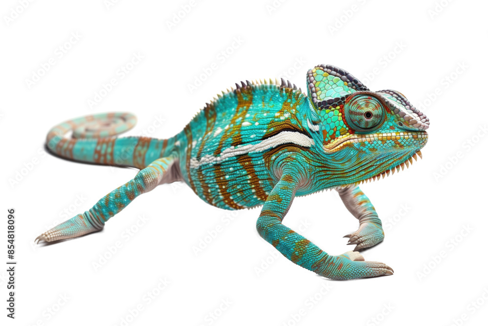 Obraz premium chameleon on transparent background