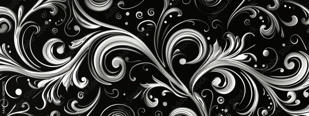 Paisley pattern with intricate swirls and flourishes. Paisley pattern with intricate swirls and flourishes.