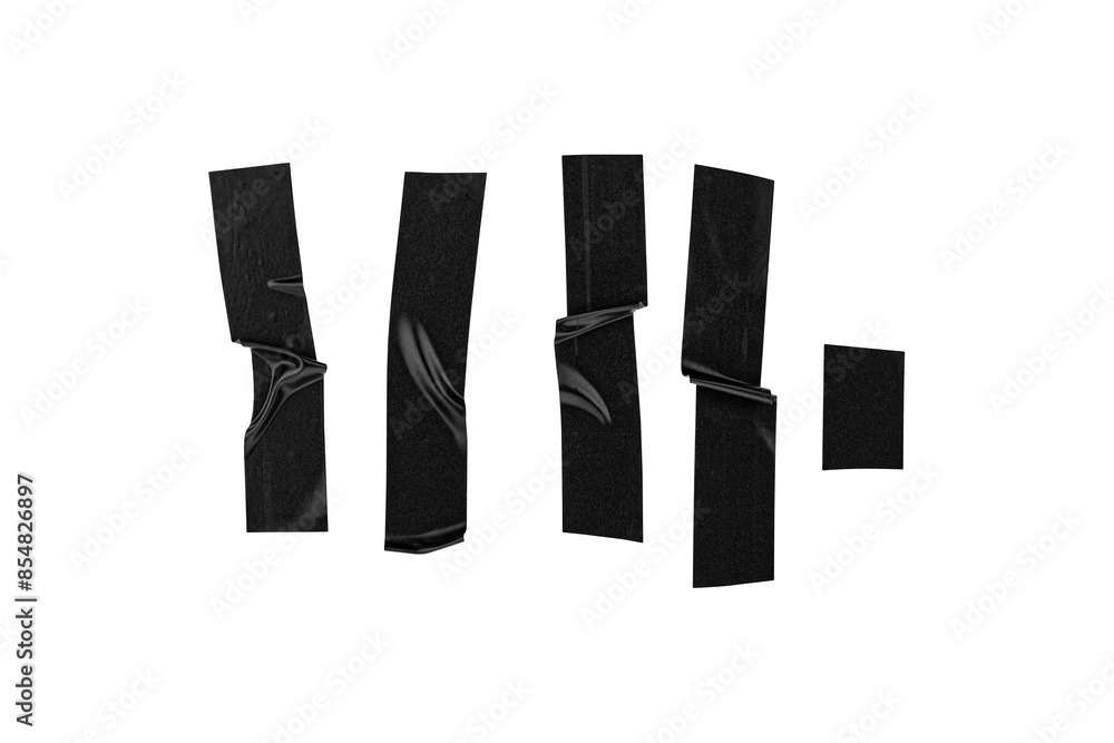 Black insulating tape isolated on white background with clipping path. Black insulating tape isolated on white background with clipping path.