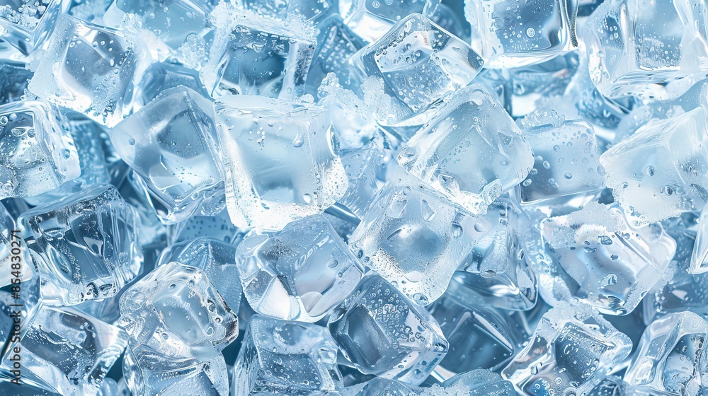 Ice cubes concept background Ice cubes concept background