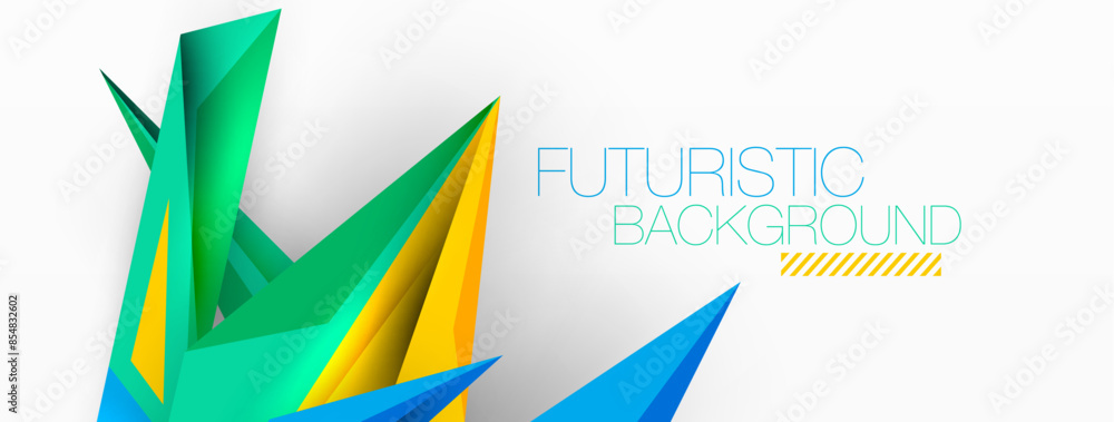 Minimal geometric abstract background. Low poly dynamic triangle design. Trendy techno business template for wallpaper, banner, background or landing Minimal geometric abstract background. Low poly dynamic triangle design. Trendy techno business template for wallpaper, banner, background or landing