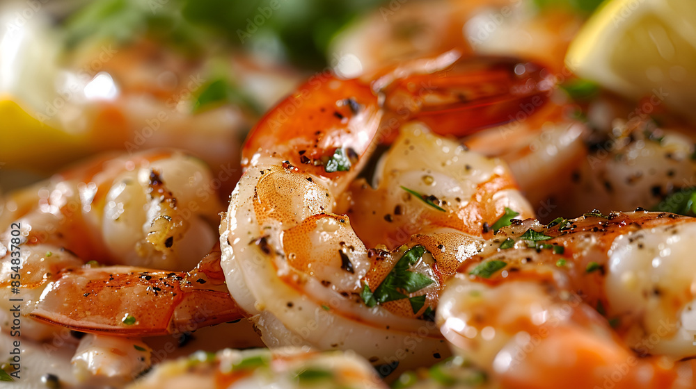 Grilled shrimp skewers. Seafood, shelfish. Shrimps Prawns skewers with spices and fresh herbs Grilled shrimp skewers. Seafood, shelfish. Shrimps Prawns skewers with spices and fresh herbs