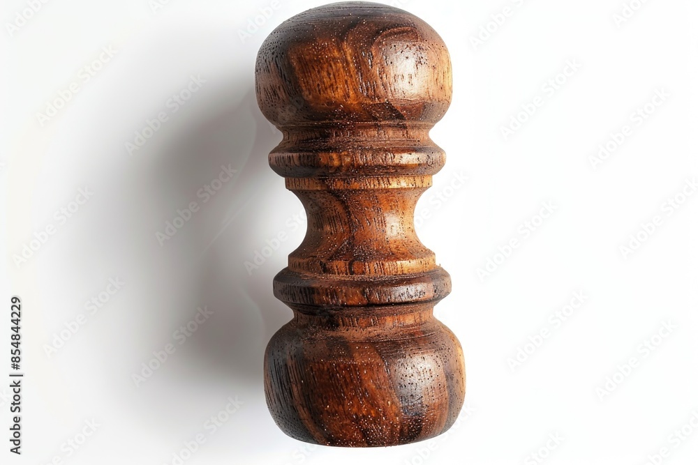 A close-up shot of a traditional wooden pepper mill with intricate design and wooden grinding mechanism A close-up shot of a traditional wooden pepper mill with intricate design and wooden grinding mechanism