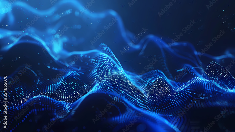 Abstract blue glowing background Abstract blue glowing background