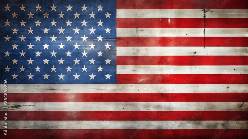 Fototapeta premium Background with USA painted flag