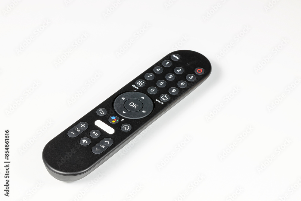 AV, Multimedia, Audio Remote control isolated on white background. AV, Multimedia, Audio Remote control isolated on white background.