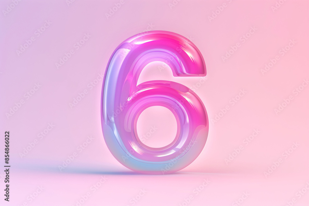 3d number 6, 3D rendering, anniversary birthday party celebration countdown concept illustration 3d number 6, 3D rendering, anniversary birthday party celebration countdown concept illustration