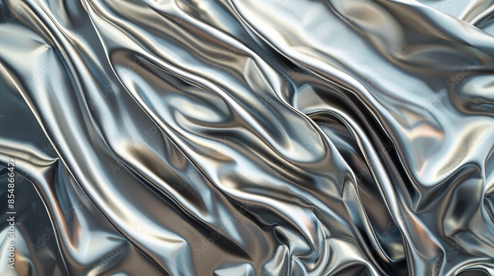 Wrinkled silver fabric backdrop Wrinkled silver fabric backdrop