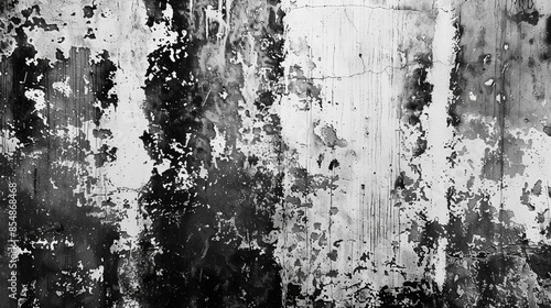 Wallpaper Mural Grungy black and white texture. Distressed overlay texture. Grunge background. Abstract textured effect.  Torontodigital.ca