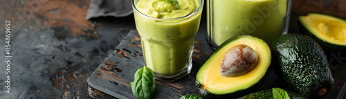 Creamy Avocado Smoothie Ble...