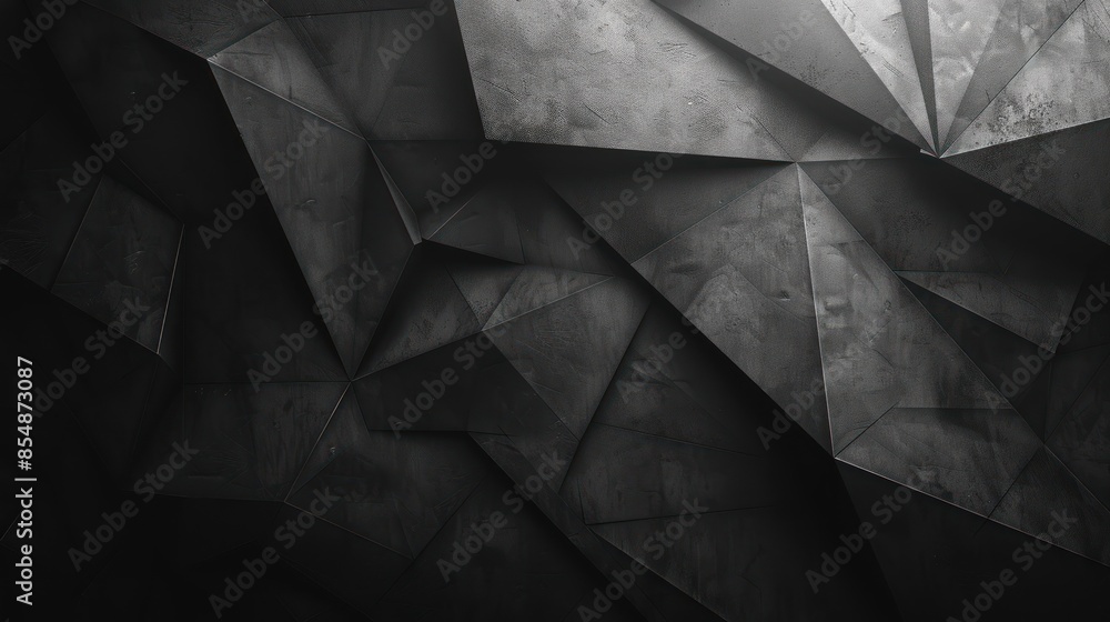 Abstract Geometric Pattern Shape Black Gray Background Abstract Geometric Pattern Shape Black Gray Background